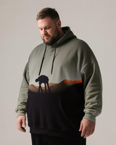 At At Art Style Men's Big & Tall Hoodie